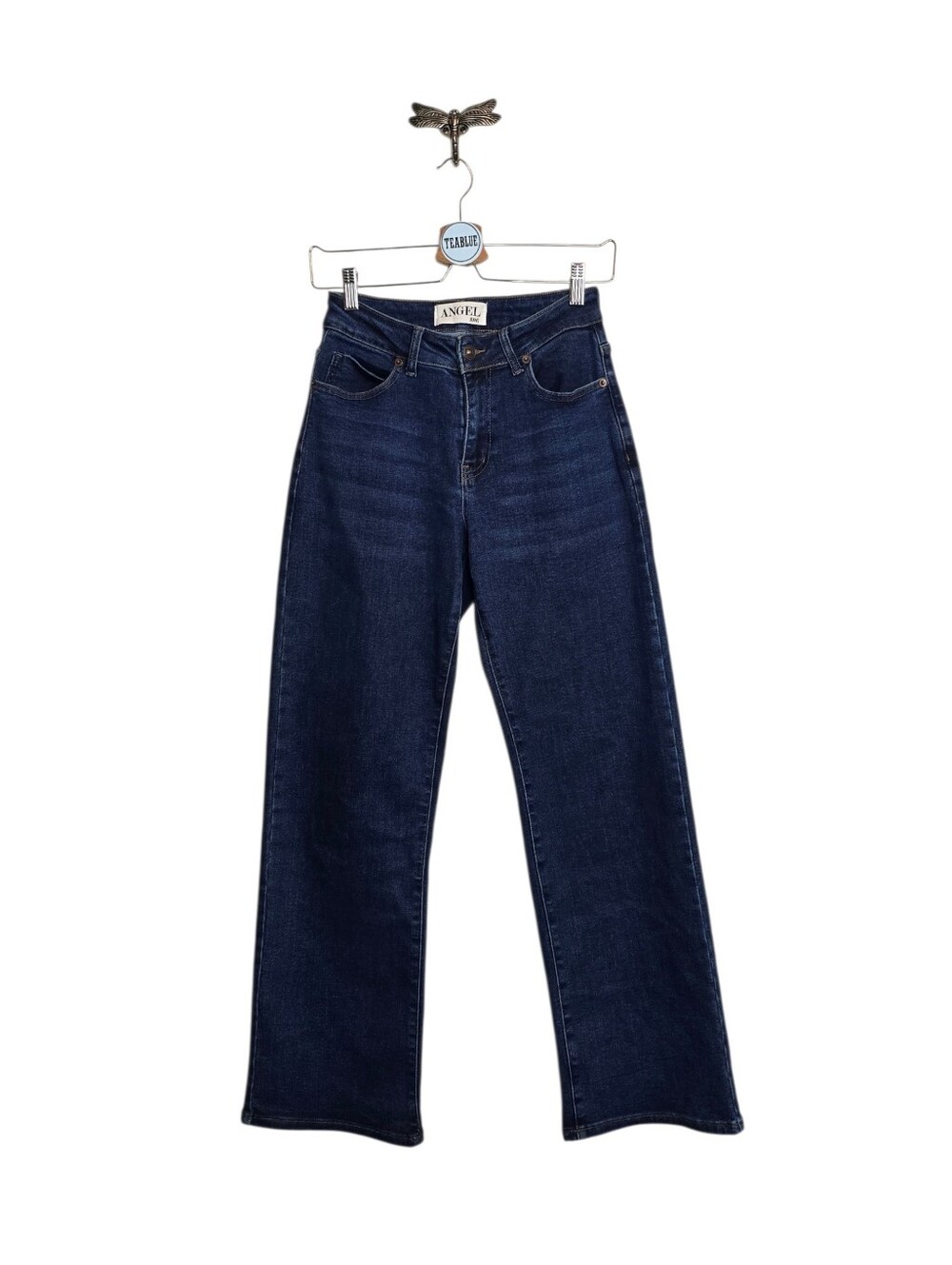 Angel Jeans Wide Straight Stretch Jean 5